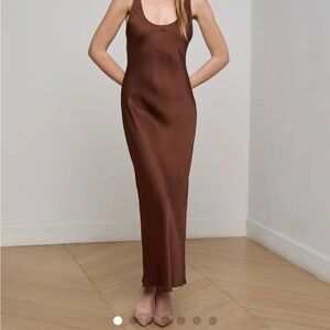 L'AGENCE Chocolate Brown Dress